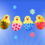 Chicks in Egg Garland – Easter Craft Ideas