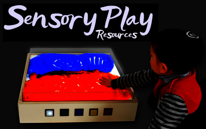 sensory play resources