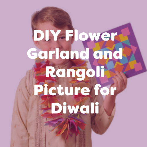 DIY Diwali Art: How to Create a Flower Garland & Rangoli Picture