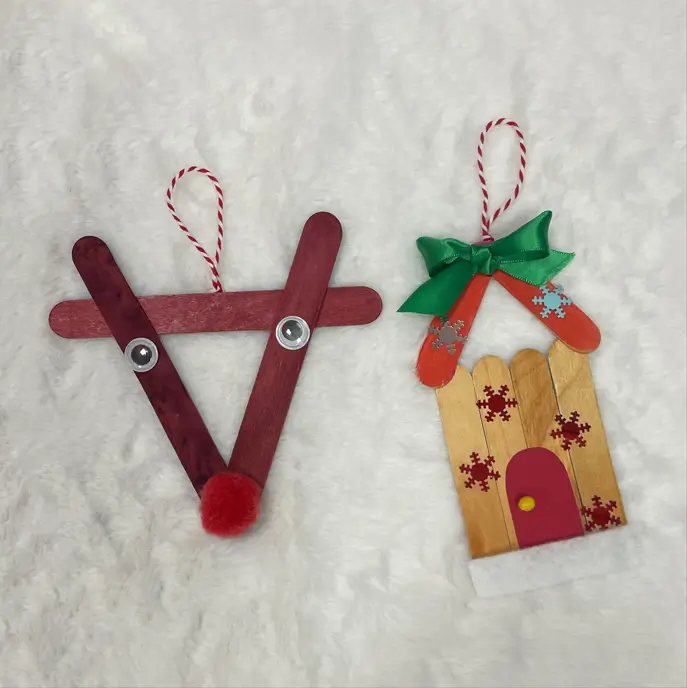 Christmas Popsicle Stick Craft