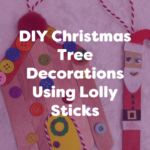 DIY Christmas Tree Decorations Using Lolly Sticks