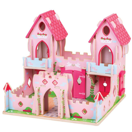 pink fairytale castle