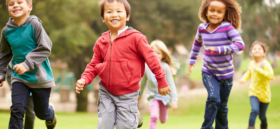 early years children engaging in physical activity