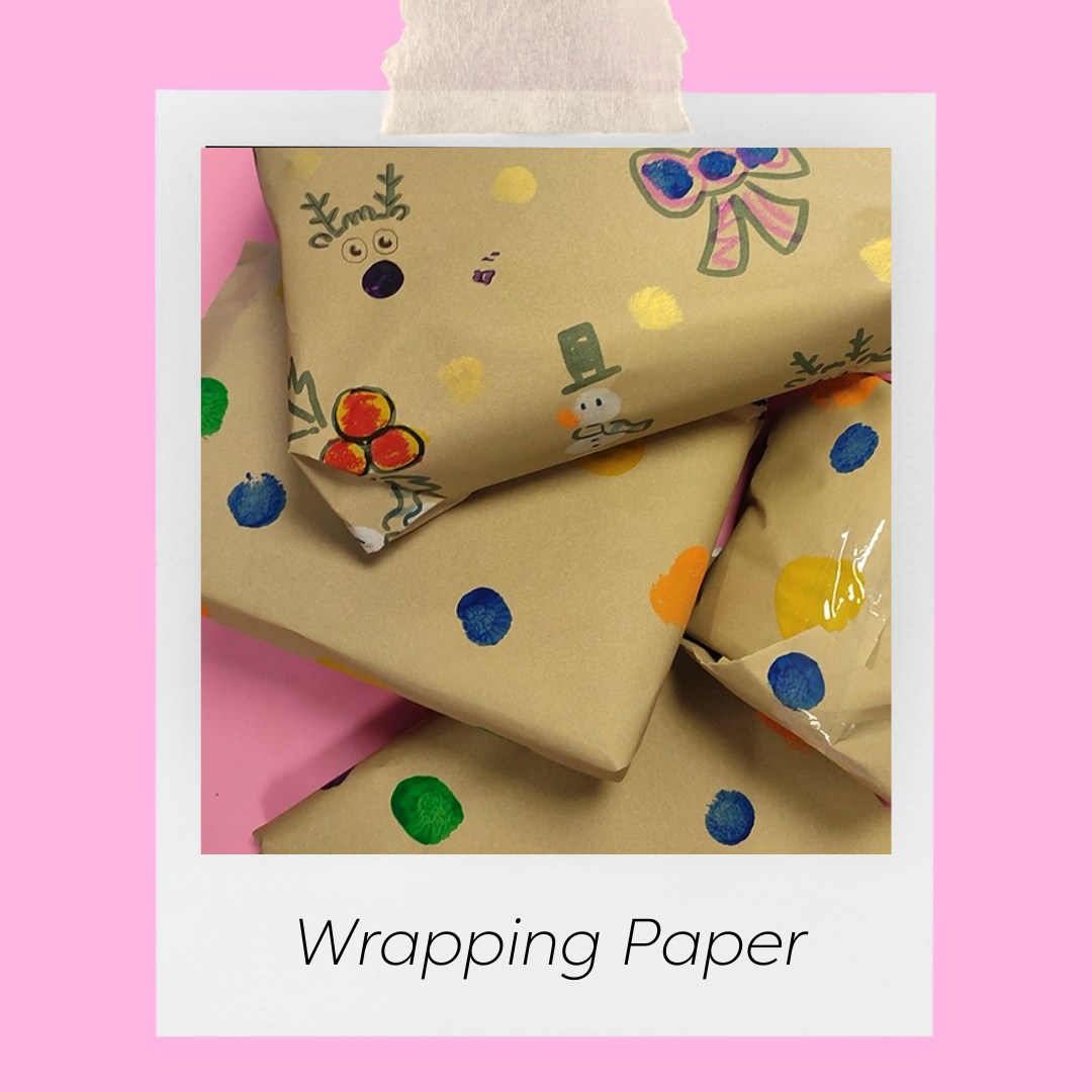 DIY wrapping paper