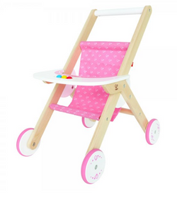 wooden dolls pram