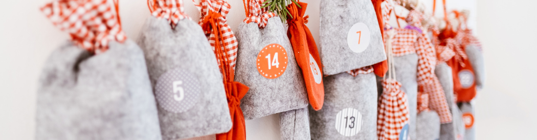 advent bags hanging