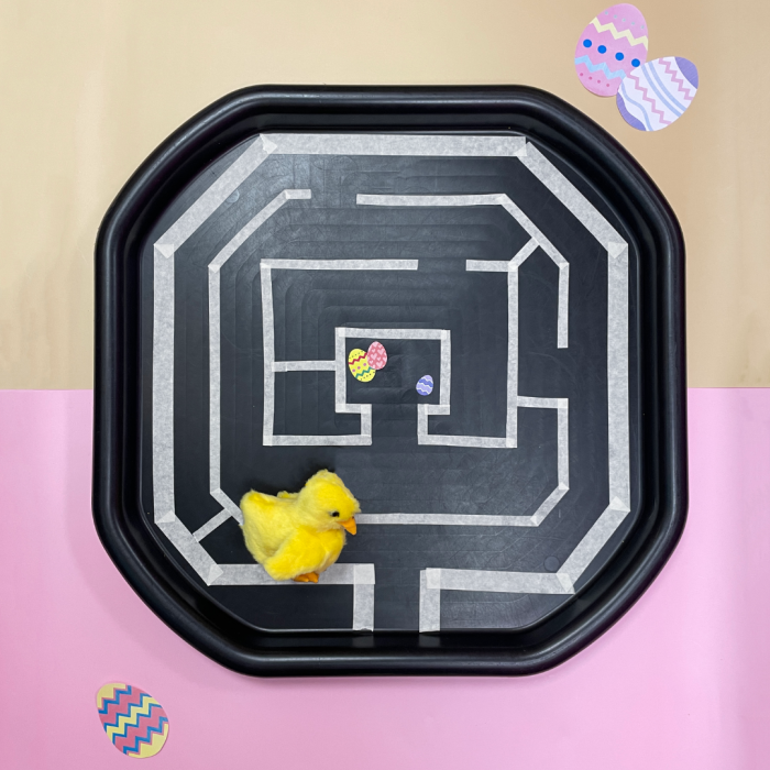 Easter chick maze