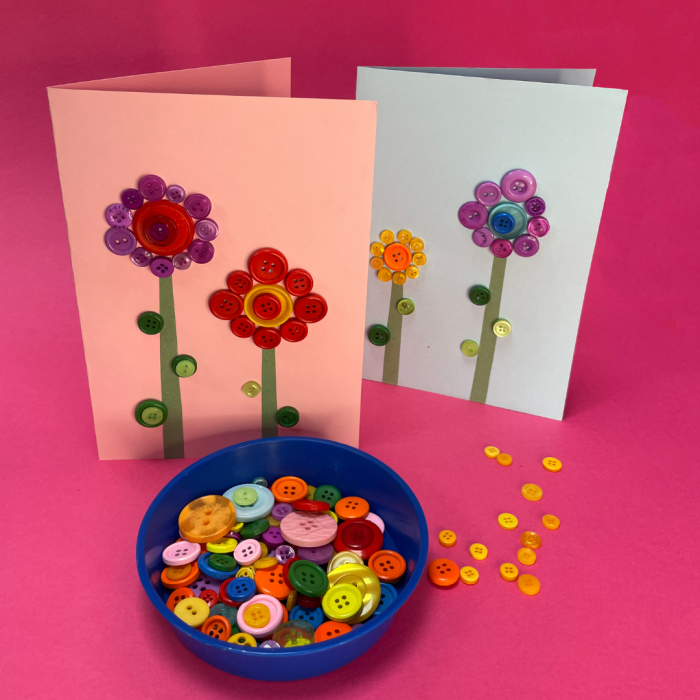 Button Art Cards